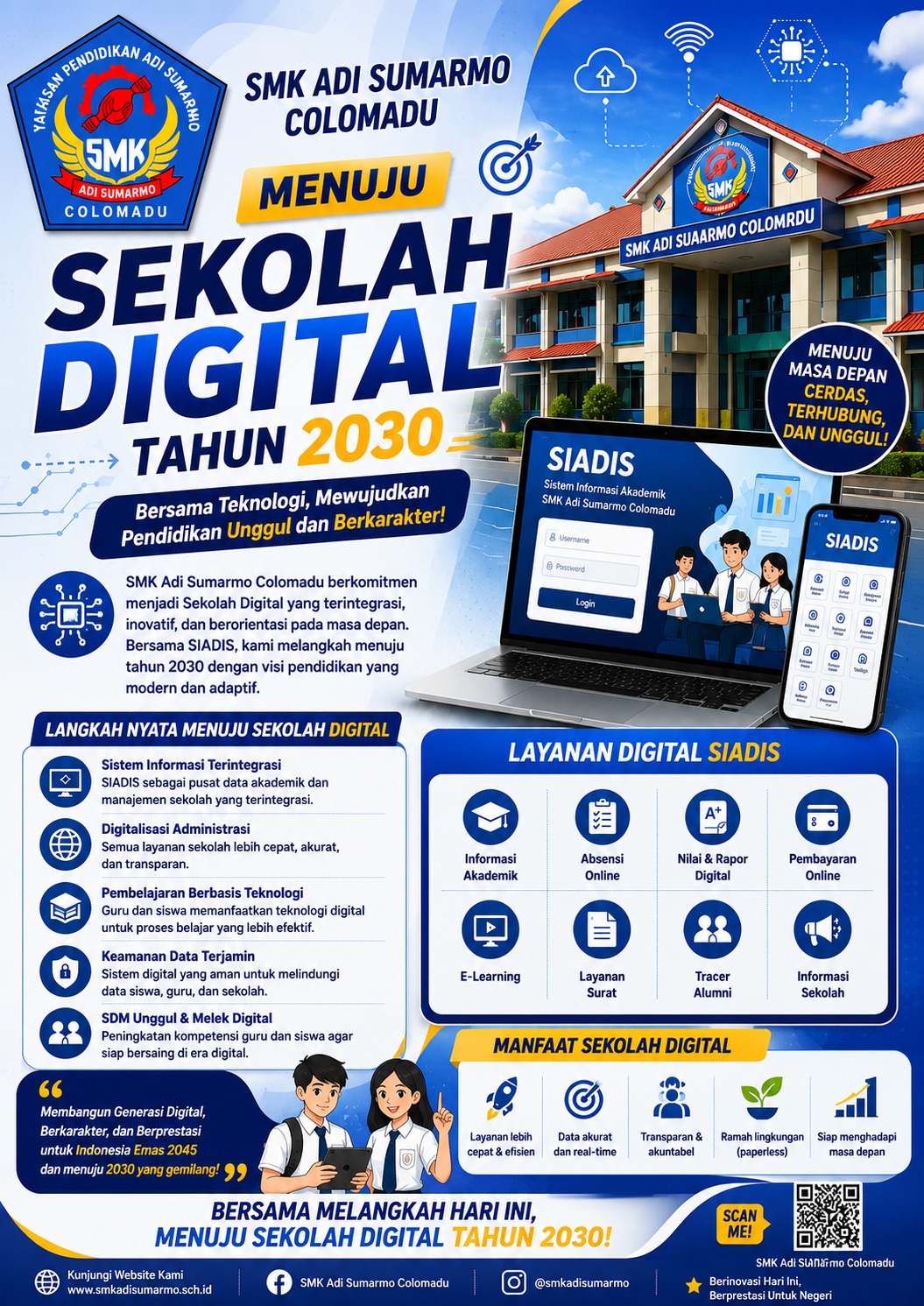 SMK Adi Sumarmo Menuju SMK DIGITAL Tahun 2030